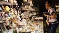 Imagen de archivo de una feria de minerales