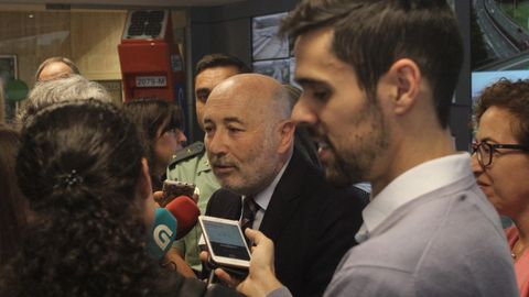 El delegado del Gobierno, Javier Losada, este jueves en rueda de prensa