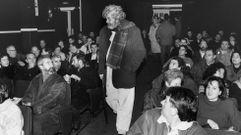 En el cine Rega de Carballo, en 1996