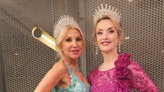 La coru�esa Mar�a L�pez (Mrs. Grandma Spain 2025) y la burelense Luz L�pez Arnau (Mrs. Grandma Spain 2024) juntas en Barcelona