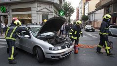 Accidente de un turismo en Lugo, en una imagen de archivo