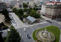 El restaurante El Remanso, en el centro, dar� paso al nuevo �kiosco c�vico� de Cuatro Caminos. 