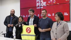 El PSOE anunci� el pacto recordando la caminata que organizaron hacia Madrid para reclamar un reparto justo de los fondos de la Diputaci�n.