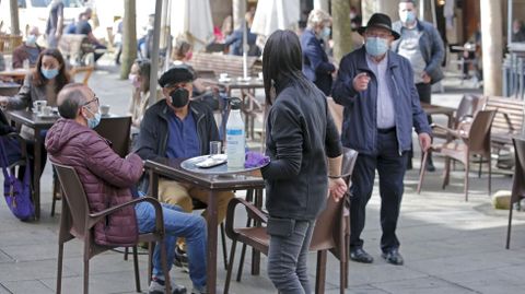 Reapertura de terrazas en Pontevedra
