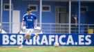 Antn Ura, con el juvenil A del Real Oviedo