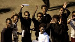 Inmigrantes del �Dicoti� desembarcan en Catania