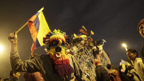Manifestantes celebran el acuerdo