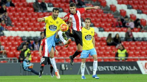 Guruzeta Athletic Bilbao Real Oviedo.Guruzeta, durante un partido frente al Lugo