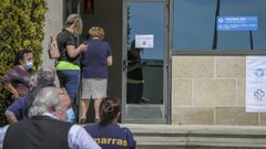 Los trabajadores del sector de la hosteler�a de A Pobra acudieron el mi�rcoles a realizar un cribado al hospital