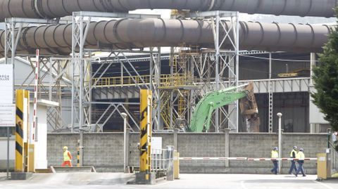 La siderrgica naronesa, en foto de archivo