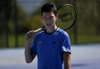 Tom�s Curr�s, que comenz� a jugar con cinco a�os, aspira a convertirse en profesional. 
