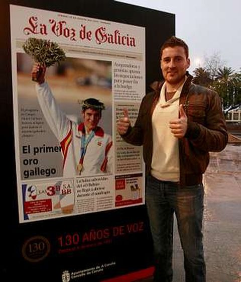 David Cal se reencontr� con su portada en los Cantones.