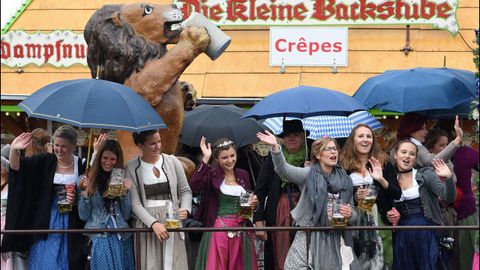 Jornada inaugural de la 184.ª edición de la Oktoberfest en Munich (Alemania)
