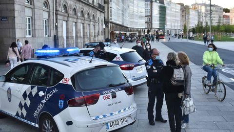 La polic�a local en A Coru�a