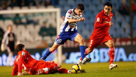 El narons en un partido de Copa frente al Sevilla