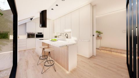 Infograf�a de uno de los pisos que se levantar�n en la calle Virxe do Cami�o de Pontevedra