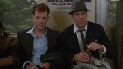 Tom Hanks y Bruce Willis, en una secuencia de �La hoguera de las vanidades�
