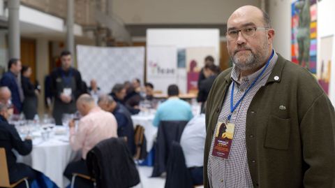 Luis Buitrón, en la edición de la cata Tempranillos al Mundo celebrada en Ourense