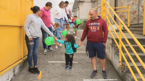 Inicio del curso escolar en la Escola de Educacin Infantil San Roque, de Viveiro
