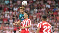 Manzanara, que ser� titular, en una pugna a�rea en A Malata ante el Sporting