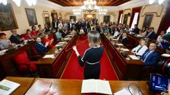 Toma de posesi�n de Lara M�ndez como alcaldesa de Vigo