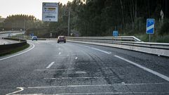 El firme de la autov&iacute;a de Barbanza presenta marcadas deficiencias en algunos tramos