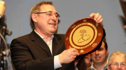 O Barco se rindi al botelo.Javier Garca Len, Careca, fue el pregonero