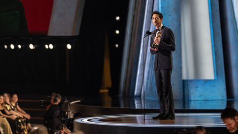 Adrien Brody recibe el �scar al mejor actor