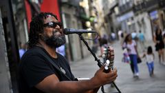 El arte de tocar en las calles coru�esas