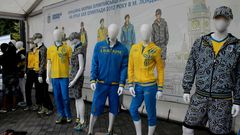 La ropa de Ucrania, el mismo dise�o que el de Espa�a