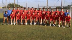 Plantilla de O Val� que compite en la Preferente Galicia Norte