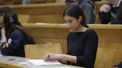 Examen de selectividad en A Coruña