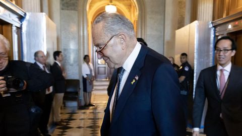 El lder de los demcratas en el Senado de Estados Unidos, Chuck Schumer.