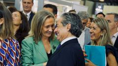 Luisa S�nchez, presidenta del PP de Vigo, con Eloy Garc�a, presidente de Conxemar