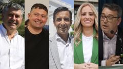Ovidio Rodeiro (PP-Boqueix�n),�Manuel Lourenzo (BNG-Soutomaior), Jos� Manuel Rey Varela (PP-Ferrol),�Marta N�voa (PP-San Cibrao das Vi�as) y Daniel Vega (PP-Ribadeo)