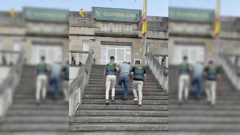 El detenido por un delito de incendio forestal es vecino de la comarca de Monterrei.