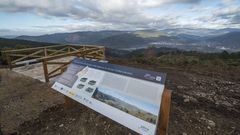Mirador geol�gico de A P�mez, en la carretera de San Clodio al Alto da Mo�, en el municipio de Ribas de Sil