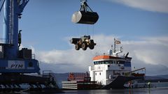 Un d�a en el Puerto de Langosteira