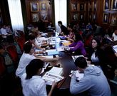 Los j�venes cumplimentaron la documentaci�n necesaria. 