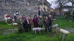 Decoraci�n navide�a en Barrio (Vilamar�n) realizada por los vecinos