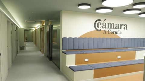 En la imagen, nuevas instalaciones de formaci�n de la C�mara de Comercio de A Coru�a