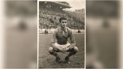 Suco en una imagen de archivo del Museo Racing Club Ferrol 1919.