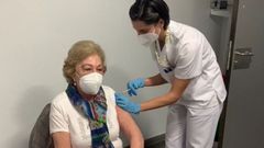 Vacunaci�n de los mayores de 80 en Vigo