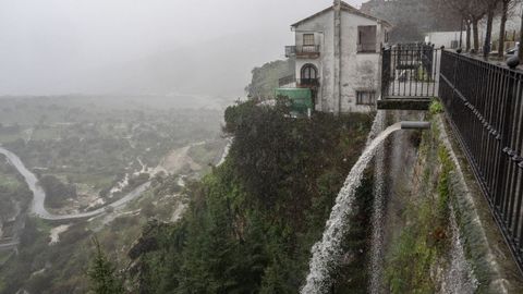 Lluvia intensas este mi�rcoles en la localidad gaditana de Grazalema