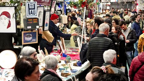 Imagen de archivo de la cita en el mercado de O Calvario.