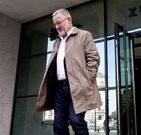 Lago saliendo del Juzgado de Lugo el 28 de marzo.