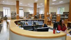 La biblioteca municipal de la plaza de Espa�a, en foto de archivo.