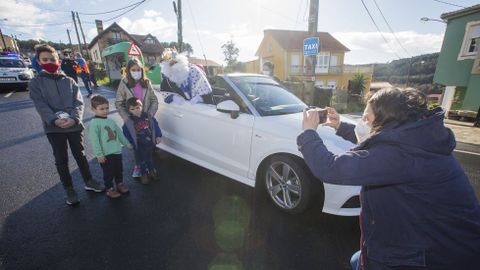 Reyes Magos, en Cee, a su paso por Lires