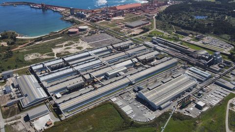 Complejo industrial de Alcoa en San Cibrao
