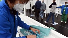 Vacunaci�n masiva del covid-19 en Expocoru�a